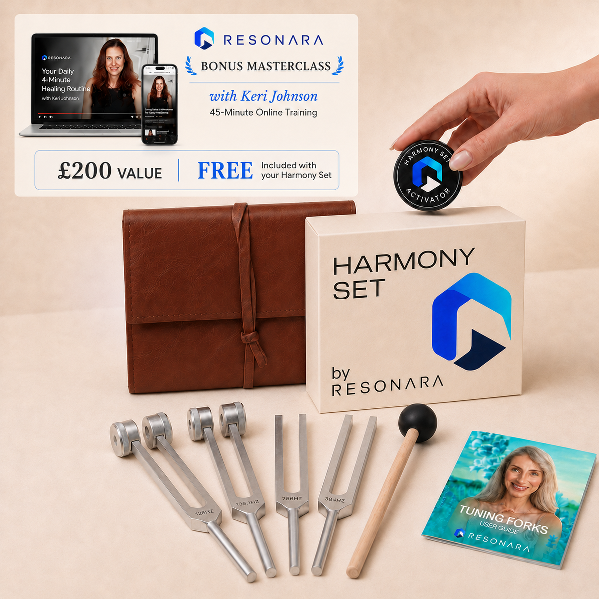 Harmony Tuning Fork Set